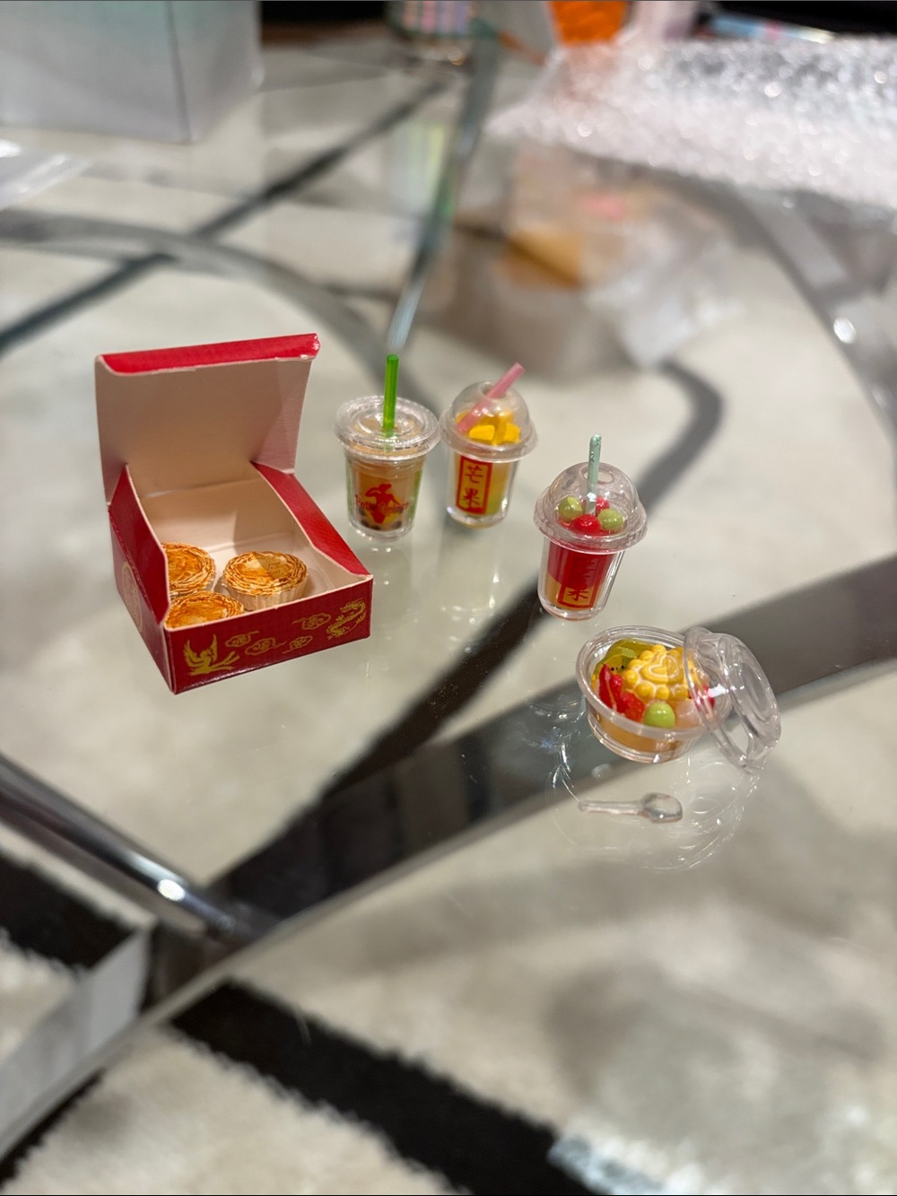 Miniature Red Party Food Set - Home Party Supplies